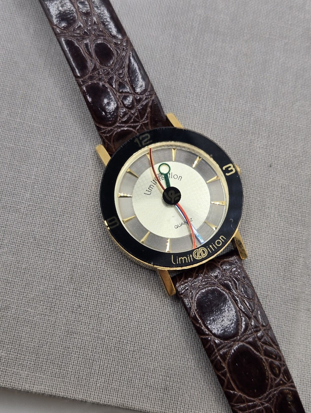 Limited Edition Kooky Funky Vintage Watch Wristwatch RUNNING 70s 80s  MCM Exec